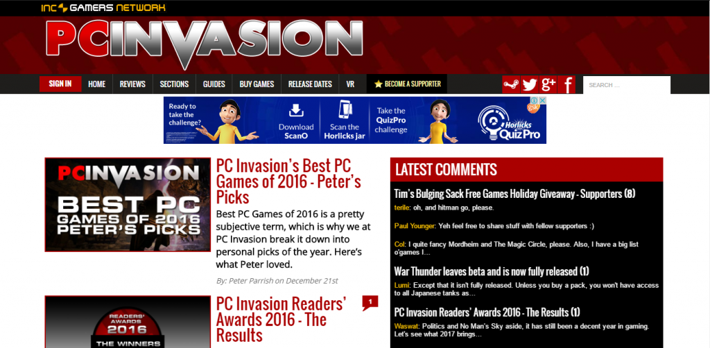 PC Invasion - Best Gaming Website